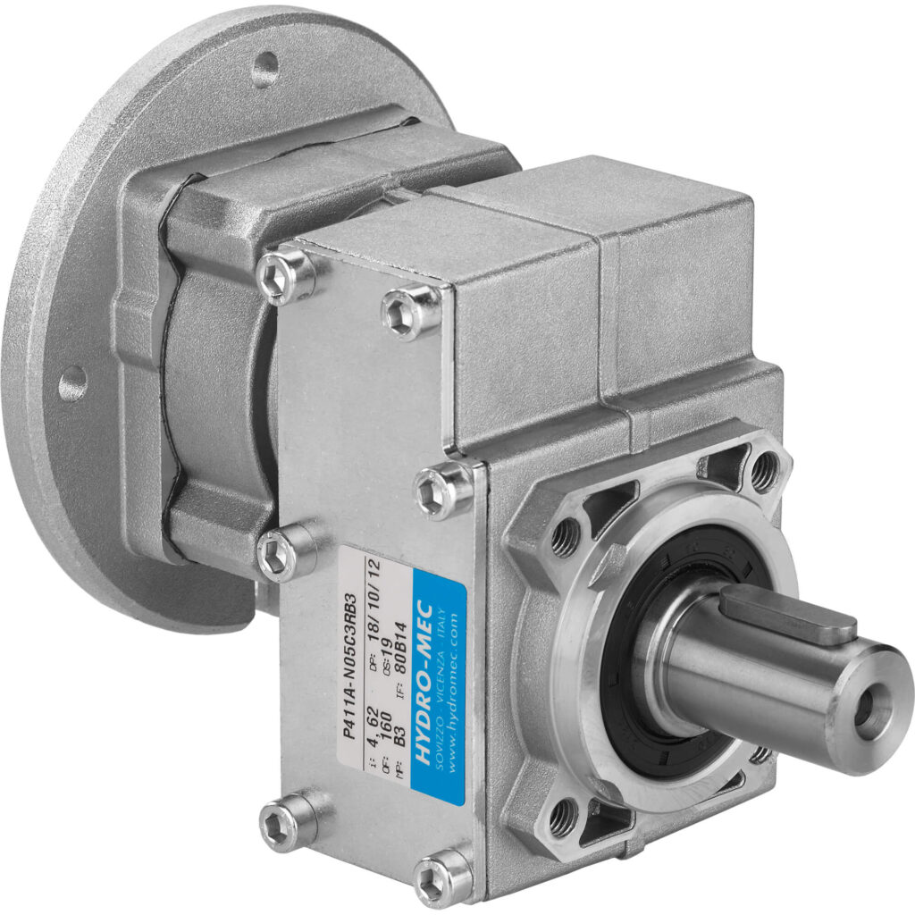 Reductor coaxial de un tren de engranajes